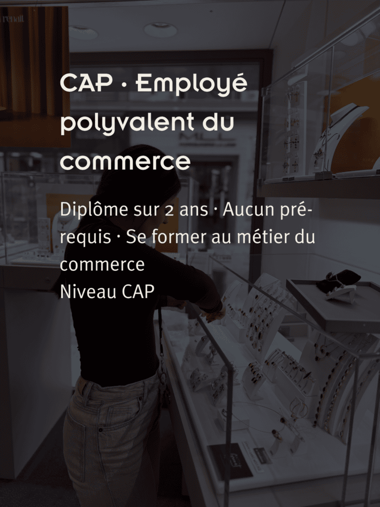 CAP Employé Polyvalent du commerce - Formation Plus Méditerranée