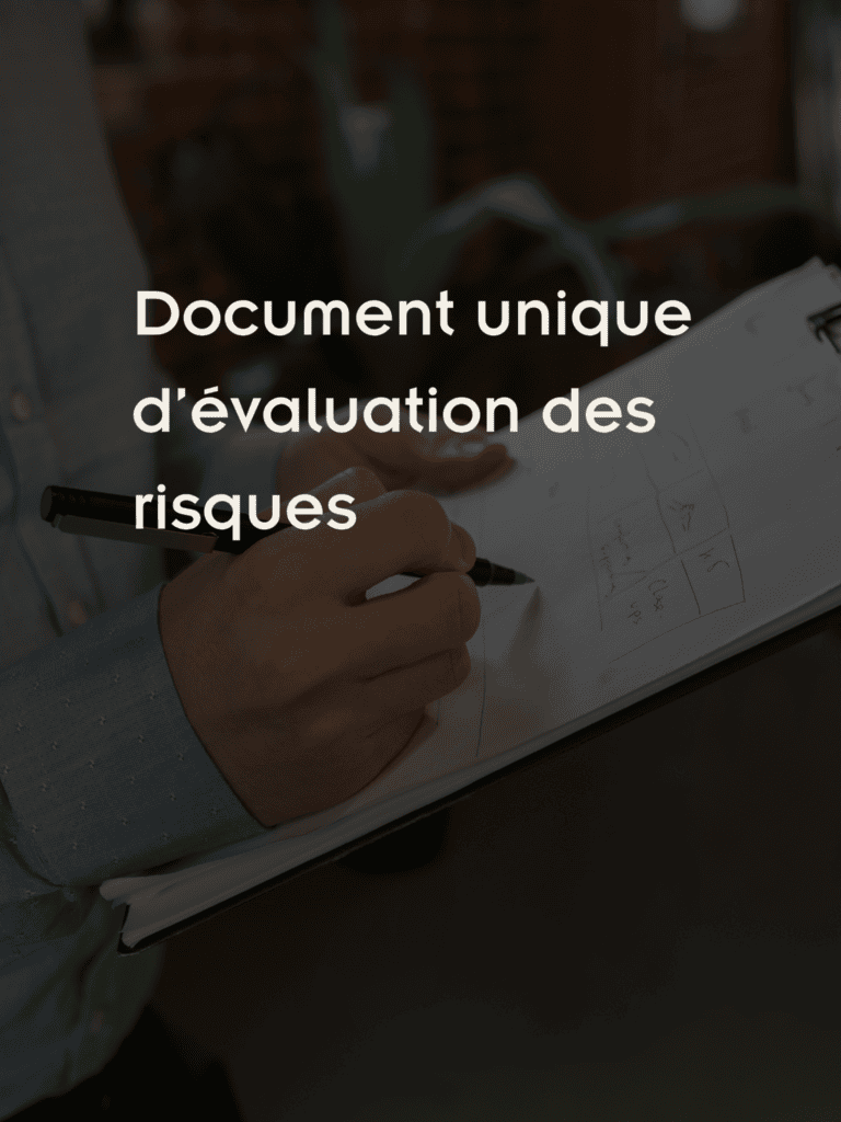 DOCUMENT UNIQUE D'ÉVALUATION DES RISQUES